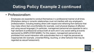 federal government employee dating policy