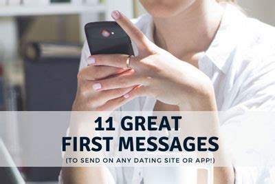 first message after dating