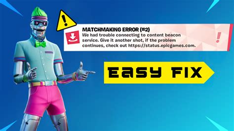 fortnite matchmaking service