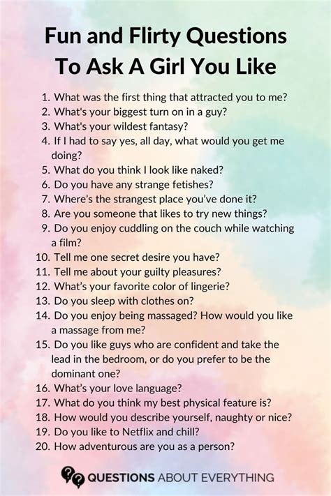 funny questions to ask a girl you are dating