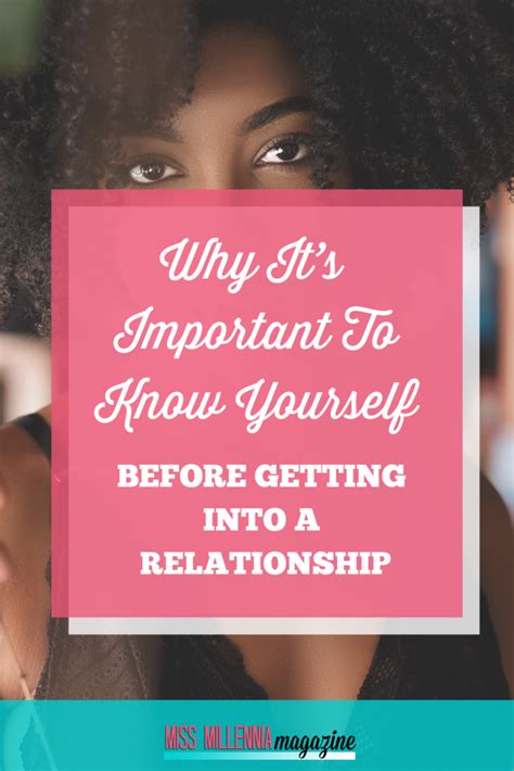 get to know yourself before dating