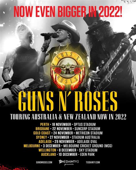 guns n roses tour 2022