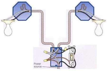 hook up 2 lights one switch