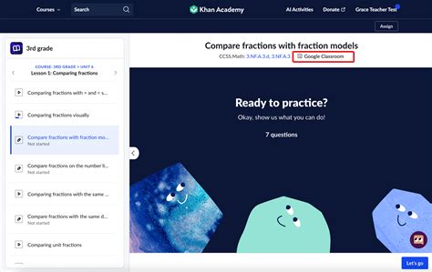hook up khan academy to google classroom