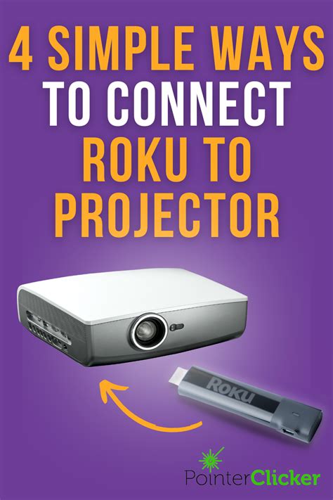 hook up projector to roku