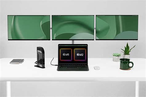 how do i hook up two monitors to my macbook pro