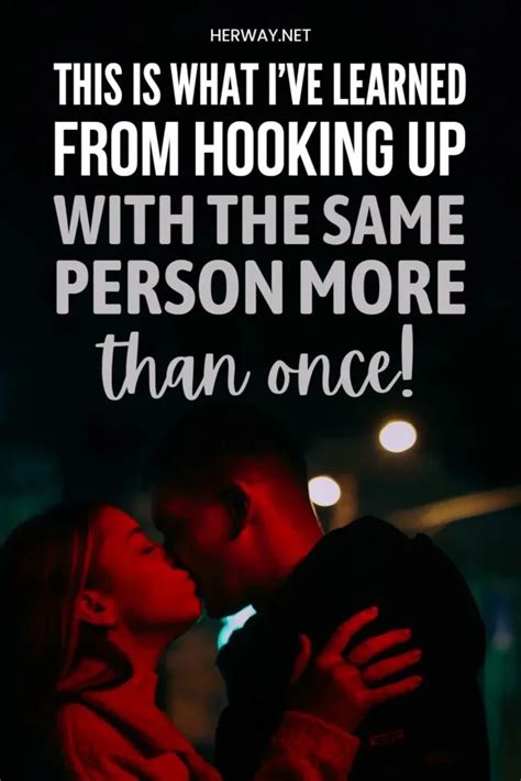 how often do you hook up with the same person