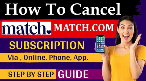 how to cancel match dating subscription