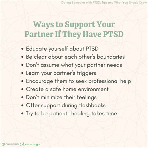 how to cope with dating someone with ptsd