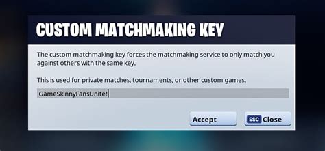 how to get your own custom matchmaking code in fortnite