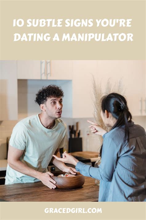 how to know youre dating a manipulator