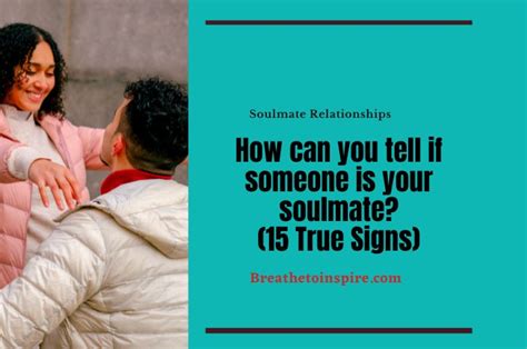 how to know youre dating your soulmate