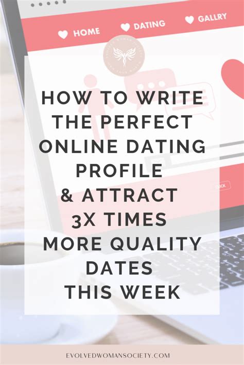 how to write the perfect dating profile for a woman