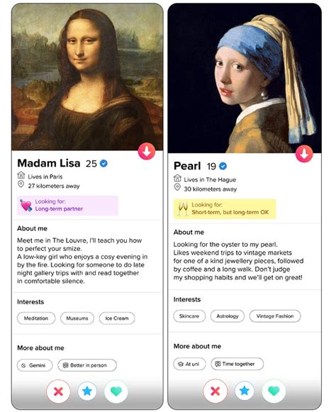 iconic dating profiles