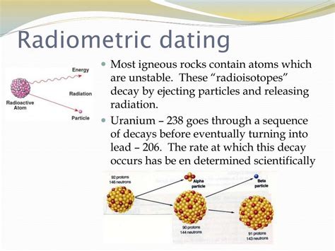 important facts about radiometric dating
