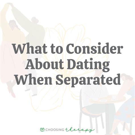 is dating while separated considered cheating