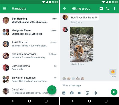 is google hangouts a dating app