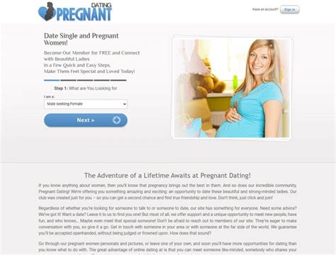 is there a pregnant dating site