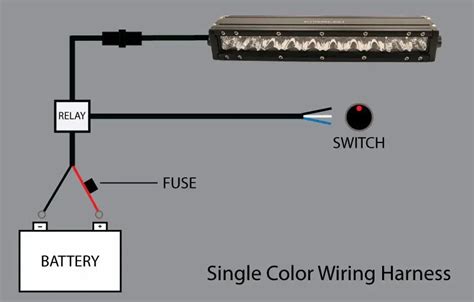 led light bar hookup