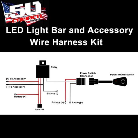 light bar relay hook up