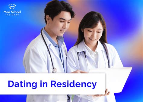 medical student dating a resident