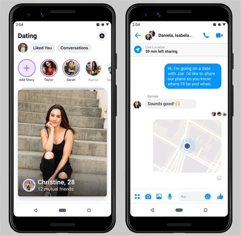 messaging someone you know on dating app