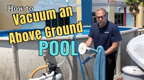 pool vacuum hook up