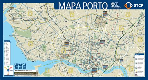 porto bus map