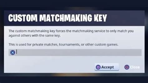 private matchmaking fortnite codes