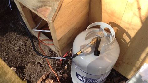 propane pool heater hook up