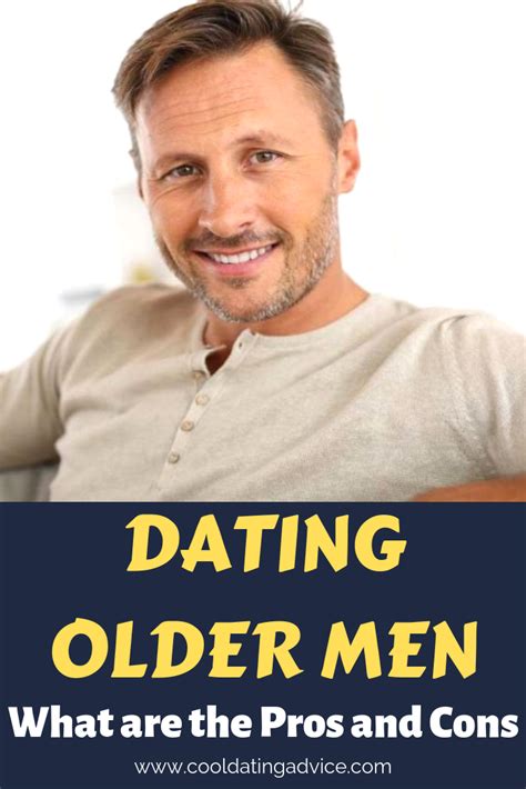 pros and cons to dating an older man