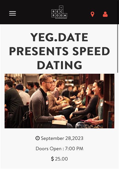rec room speed dating