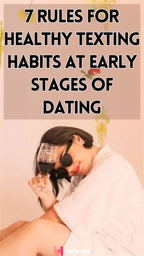 rules of texting when dating