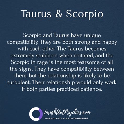 scorpio taurus dating