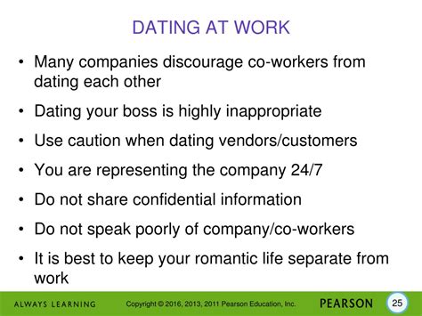 secretly dating someone at work