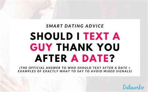 should i text a guy after a hookup