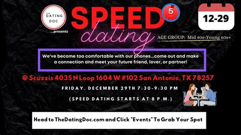 speed dating events san antonio