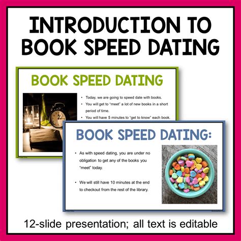 speed dating introduction