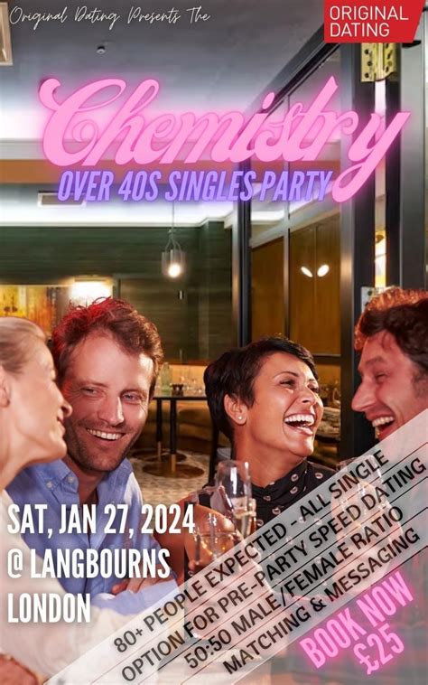 speed dating london over 40