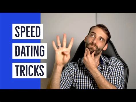 speed dating tricks