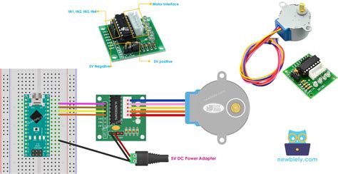 stepper motor hook up