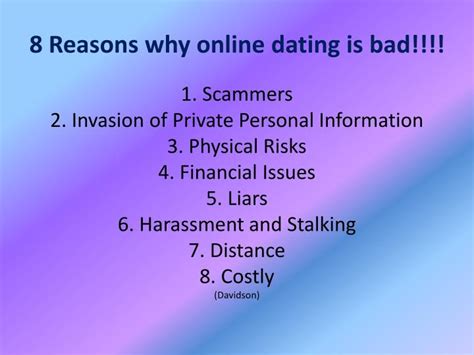 the bad of online dating