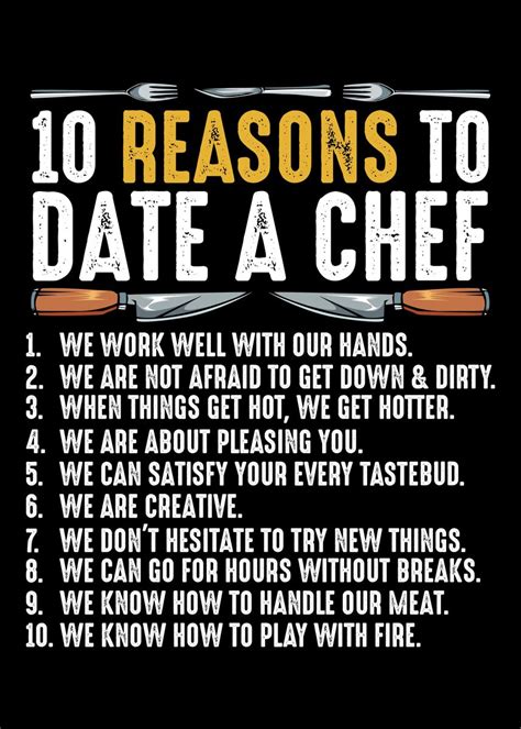 tips for dating a chef