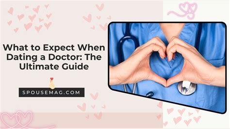 tips for dating a female doctor