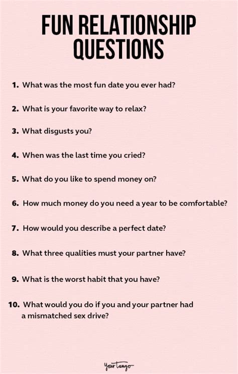 ultimate dating questions