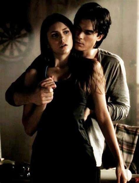 vampire diaries damon and elena dating in real life