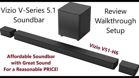 vizio sound bar hook up instructions