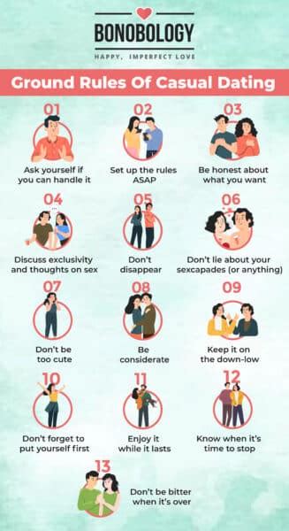 what are the rules for casual dating