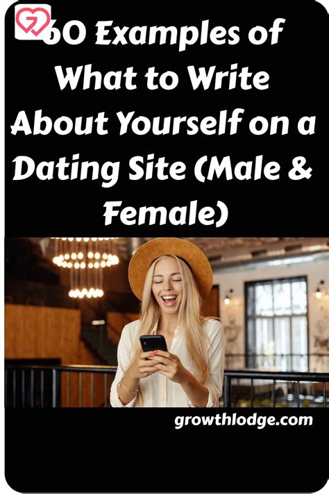 what to write about yourself on dating sites