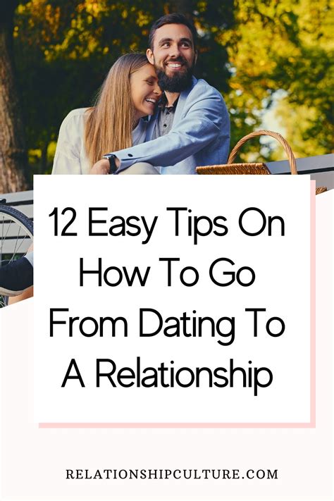 when to go from dating to relationship